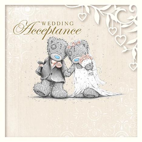 Wedding Acceptance Me to You Bear Card £1.49